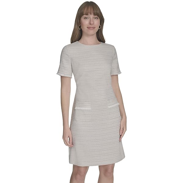 Tommy Hilfiger Women's Dresses,Black/Ivory,4 at Amazon Women's Clothing  store