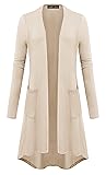 KAY SINN Womens Open Front Casual Cardigan with