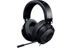 Razer Kraken Pro V2: Lightweight Aluminum Headband - Retractable Mic - in-Line Remote - Gaming Headset Works with PC, PS4, Xb