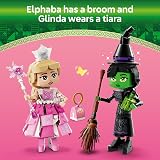 LEGO Wicked Elphaba & Glinda Figures 75682 with Broom Crown Purse Window Scene view 4