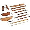 Jack Richeson Deluxe 12-Piece Pottery Tool Set with Storage Canister