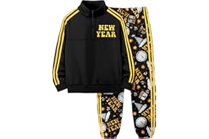 MIGU Boys Clothes for Boys Outfits Set Half-Zip Pullover Sweatshirt and Sweatpant 2pcs Boys Tracksuit