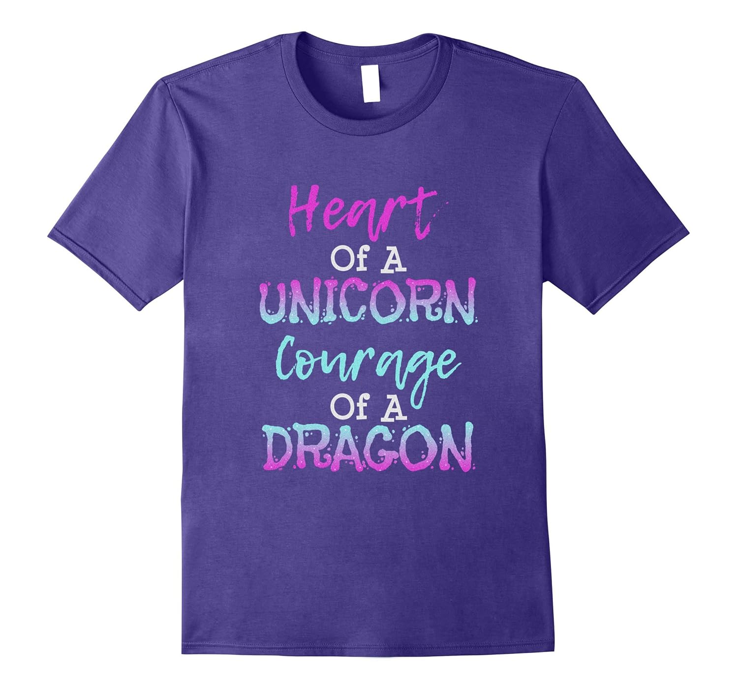 Heart of a Unicorn Courage of a Dragon T Shirt-ANZ