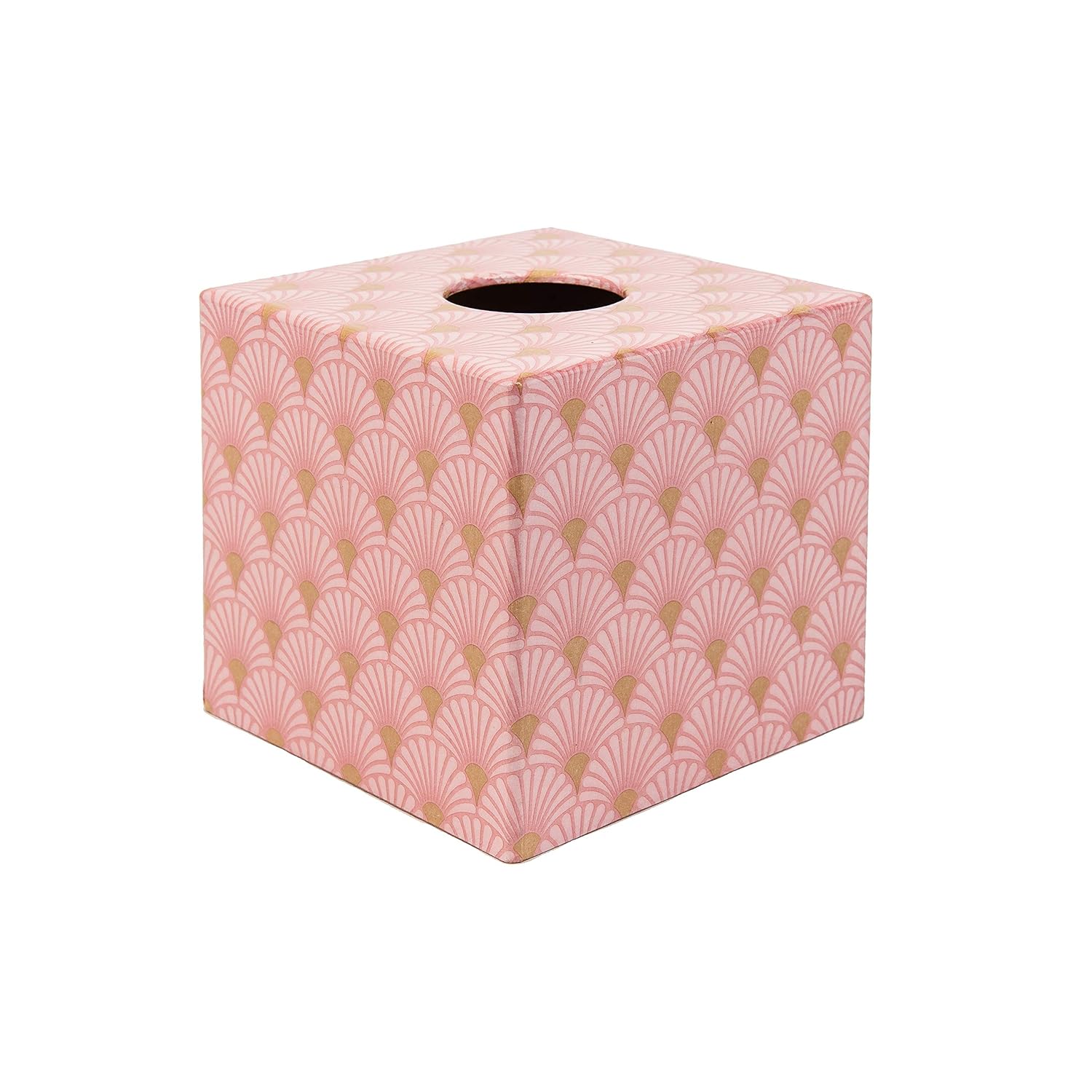 Pink Art Deco wooden Tissue Box Cover Amazon.co.uk Handmade
