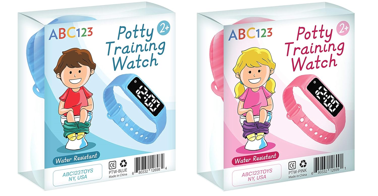 ABC123 Potty Training Watch Baby Reminder Water