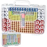 Battery Organizer Storage Holder Case with