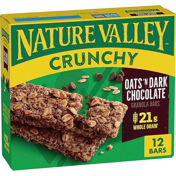 NATURE VALLEY CRUNCHY GRANOLA BARS, OATS ‘N DARK...
