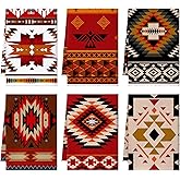 Bencailor 6 Pcs Aztec Kitchen Towels Decorative Sets Dish Towels Absorbent Fast Drying Hand Tea Vintage Hanging Reusable Cleaning Dishcloths for Cooking Farmhouse Bathroom Accessory