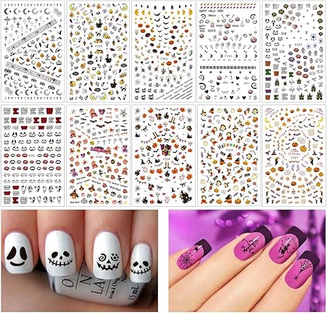 Amazon Pamase ネイルシール ハロウィーン マニキュア ネイルアート ネイルラップ ネイルステッカー ネイルアクセサリー プレゼント ギフト可愛い 人気 Pamase 1 シール ステッカー 通販