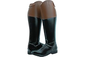 Hispar Royal Mens Man Fox Hunt Hunting Dress Dressage Boots with Back Zipper Tan Top