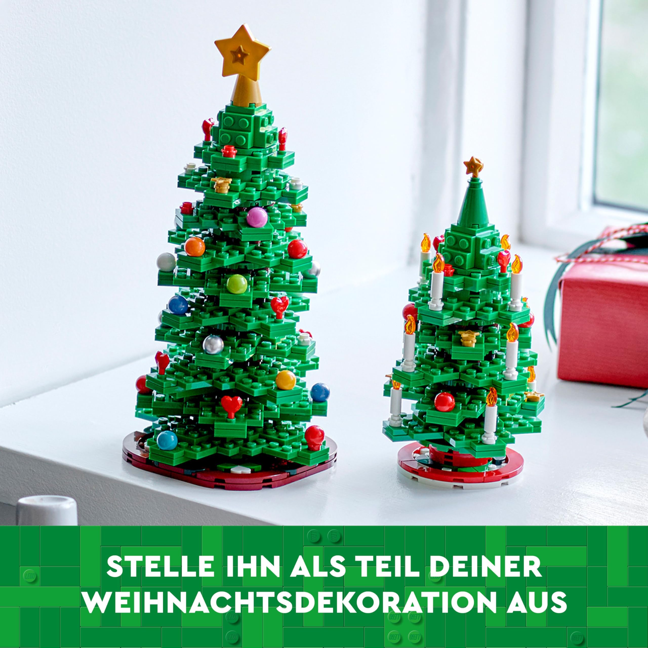 LEGO Weihnachtsbaum - 2-in-1 Bauset - Spielzeug für Kinder ab 9 Jahren - DIY Deko zum Bauen und Ausstellen - Geschenk zu Weihnachten für Jungen, Mädchen und Erwachsene - 40573 6