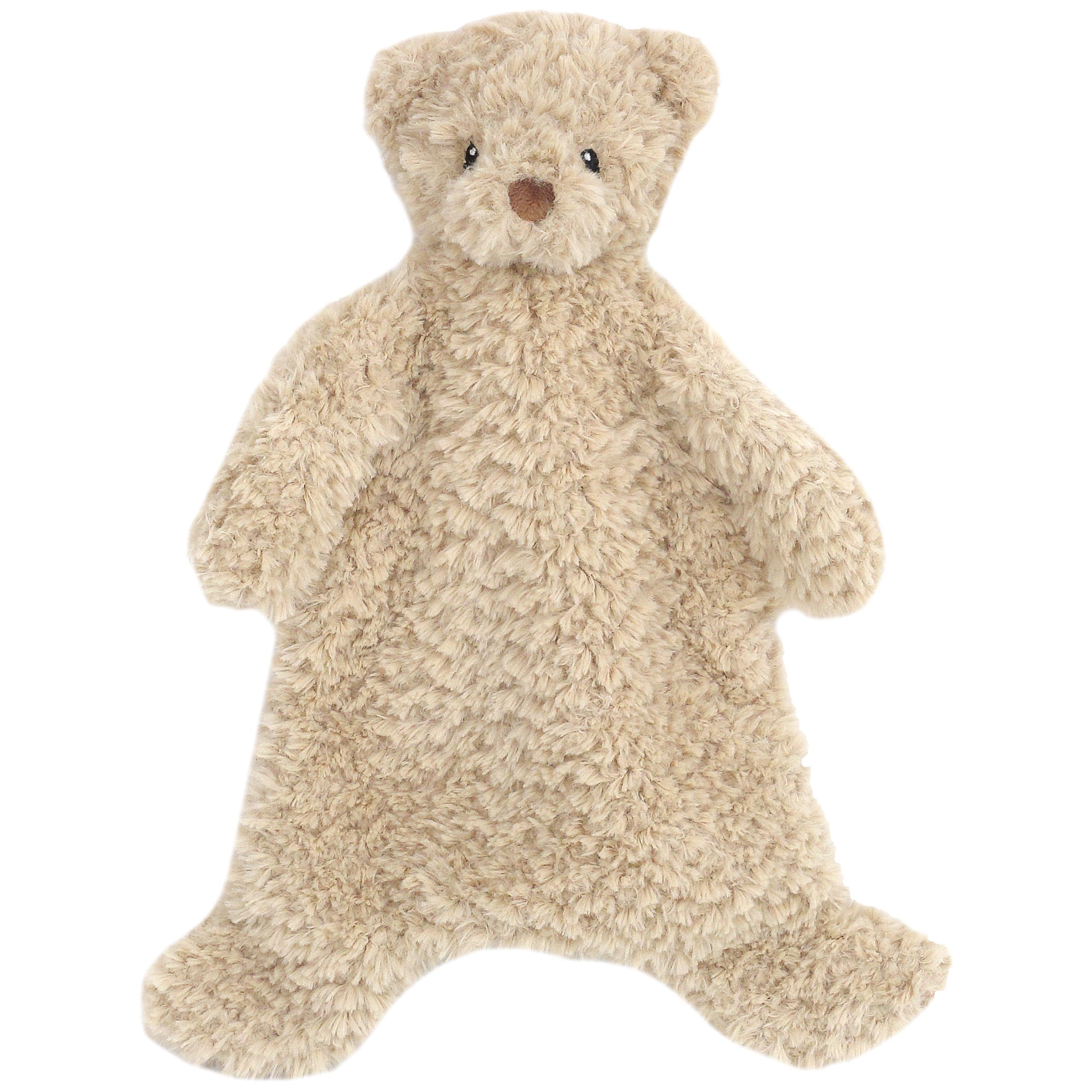 MON AMI Marshmallow Bear Security Blanket 15"/38cms | Soft Cuddle Baby Blanket for Newborn, Infant & Toddler | Plush Comforter Essential