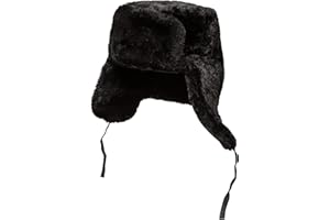 BELEON Ushanka Russian Army Hat with Ear Flaps - Taylor Y2K Soviet Trooper Winter Fur Hat