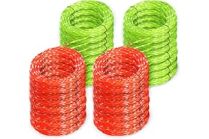 YWTESCH 16 Pack AL2420PD 0.095’’ Replacement Twisted Trimmer Lines Compatible with All EGO 15-Inch String Trimmers, 224 FT Dual Color Pre-Cut Heavy Duty Weed Wacker String for EGO Line Trimmers