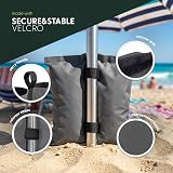KEPLIN Gazebo Sandbag Weights 4pk Heavy Duty Canopy Tent Anchors Velcro Strap view 3