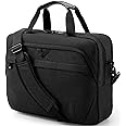 BAGSMART Laptop Bag, 15.6 Inch Briefcase Men, Lockable Computer Bag Work Bag, Water-Repellent Shoulder Messenger Bag Travel Office Business, Black