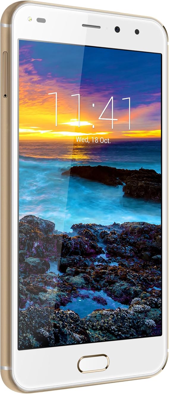Amazon.com: EKO Omega Q55 3 G desbloqueado GSM inteligente Android Teléfono  celular dual SIM Cámara de 13 MP visualización de 5.2", Dorado