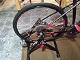 sportneer magnetic bike trainer stand with noise reduction wheel