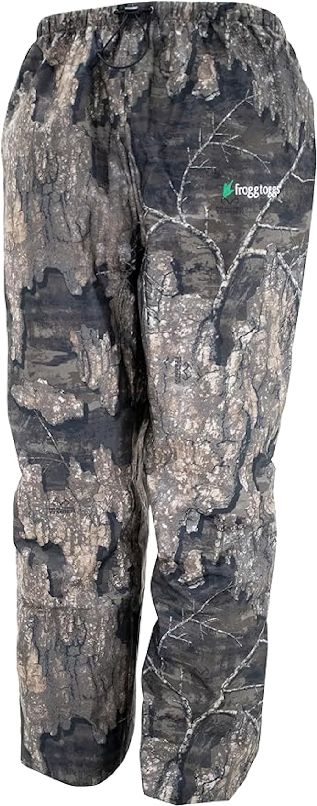 FROGG TOGGS Men’s Standard Classic Pro Action Waterproof Breathable Rain Pant, Realtree Timber, Large Long