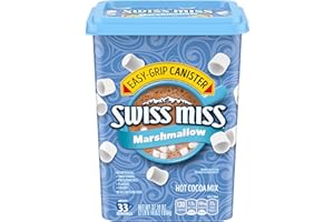 Swiss Miss Hot Cocoa Drink Mix, Milk Chocolate with Marshmallows, 37.18 oz. Canister
