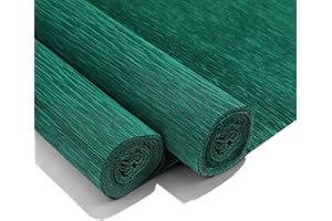Heavy Crepe Paper for Flower Making, DIY Crafts | Italian-Quality Crepe Paper with 300% Stretch | Papel Crepe de Colores Paqu