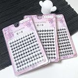 BSMKCL 110 Cluster Lashes Mix 11-13mm 30D C Curl Reusable Natural Extension view 6