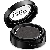 Jolie Cosmetics Powder Pressed Matte Eyeshadows - Cruelty Free, Vegan, Single Pan Eyeshadow 1.48g Smokey Eyes (Charcoal Grey)