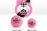 The Dog's Balls Dog Tennis Balls Pink Medium 6-Pack Non Abrasive Felt view 5