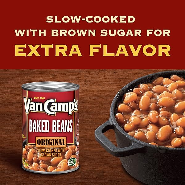VAN CAMP’S ORIGINAL BAKED BEANS, 15 OZ