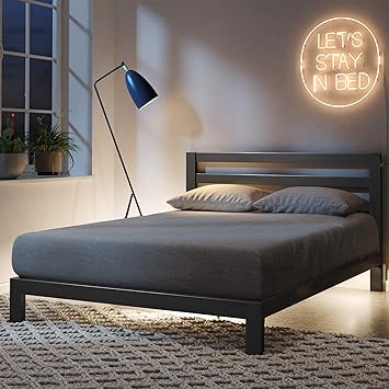 Mattress Foundation Wooden Slat Support With Headboard Zinus Modern Studio 10 Inch Platform 2000h Metal Bed Frame King Home Furniture Ekbotefurniture Com