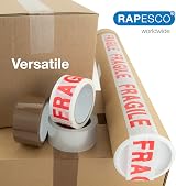 RAPESCO 1687 Strong Packing Tape Variety Pack 50mm x 50m 6 rolls view 4