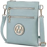 MKF Collection Women Crossbody Bag, Trendy Shoulder bag Crossover Purses for Women Sling Bag by Mia K
