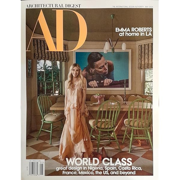 Architectural Digest Magazine April 2024 Natural Beauty Amber