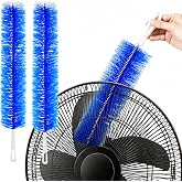 2 Pcs Fan Cleaning Brush, Bendable Micorfiber Crevice Duster Cleaner | Soft scratch-resistant bristles, bendable design for tight corners, clean fans, air vents &amp; heaters