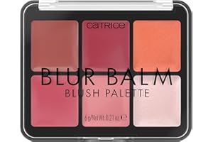 Catrice Blur Balm Blush Palette | 6-in-1 Blurring Flush & Highlighter Makeup | Balm-to-Powder Formula | Vegan & Cruelty Free