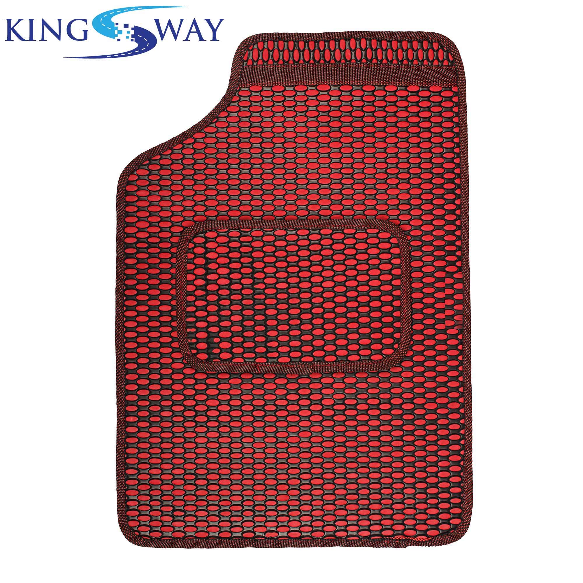 Kingsway kkmrbmdtrd50025 Dotted Style Designer Car Mats for Maruti