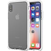 Tech21 Evo Check Slim Fit Case for iPhone X/XS - Clear White, Wireless &amp; Heavy Duty Protection