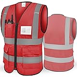 TICONN Reflective Safety Vest High Visibility Class
