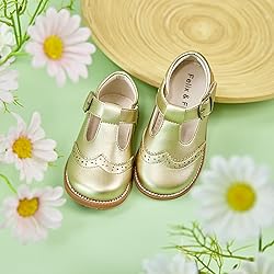 Felix & Flora Toddler Little Girl Gold Mary Jane