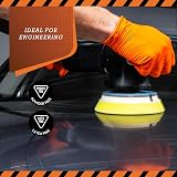JFA Medical Large Orange Diamond Grip Nitrile Gloves Powder Free Latex Free 50 view 5