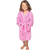 Organic Kids Robe - GOTS Certified Organic Turkish Cotton Unisex Hooded Bathrobe for Boys - Girls, Made in Turkey