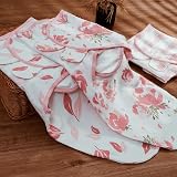 GLLQUEN BABY Baby Swaddle Wraps 0-3 Months Organic Cotton 3 Pack Flower view 3