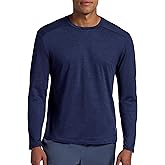 Head Mens Guard Long Sleeve Crewneck Top, Relaxed Fit, Stretch Midweight Material