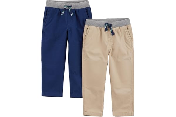 Simple Joys by Carter's Toddler Boys' 2-Pack Pull On Pant