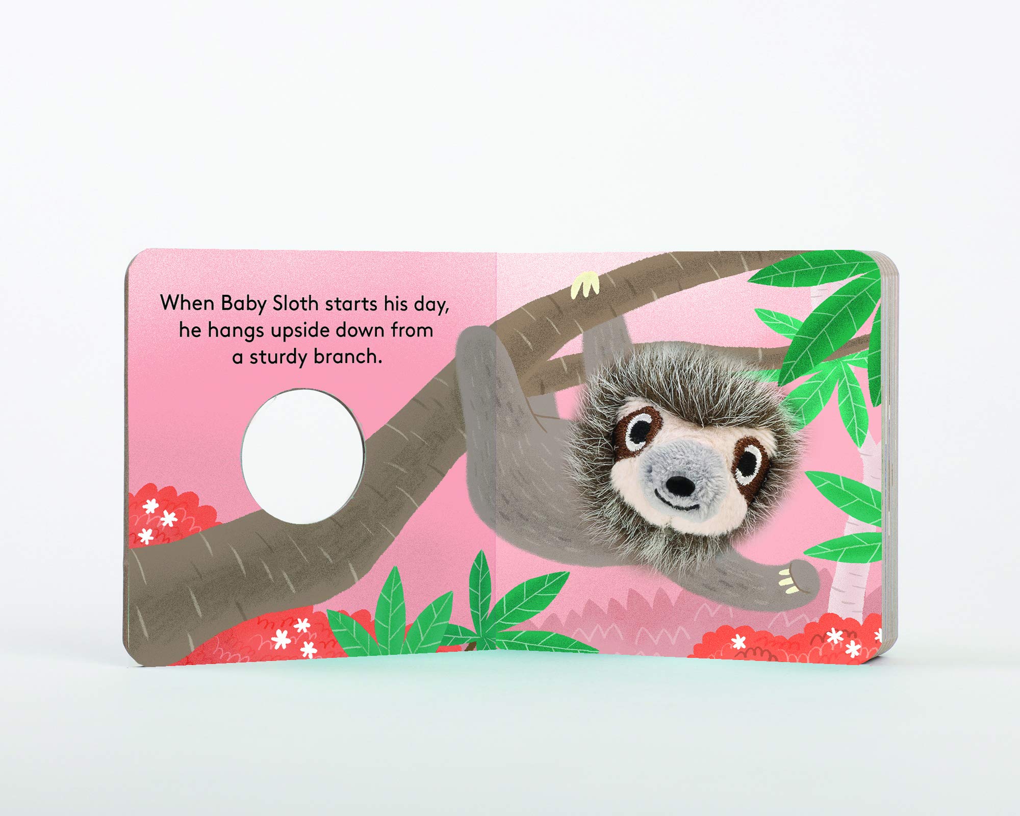 sloth finger puppet