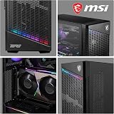 MSI MPG VELOX 100P AIRFLOW Mid-Tower PC Case E-ATX Tempered Glass 4 Fans Mystic view 3