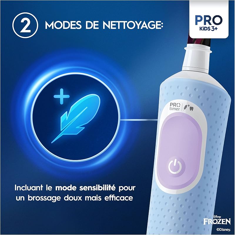 Brosse à Dents Electrique Pro Kids, Reine des Neiges, 1 Brossette