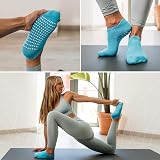 All Things Accessory Non-Slip Yoga & Pilates Socks 3 Pairs UK 4-8 view 5