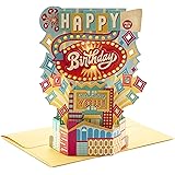 Hallmark Paper Wonder Musical Pop Up Birthday Card with Lights (Marquee, Plays Celebration)