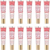 Ruby Kisses Broadway Vita-Lip Clear Lip Gloss (Rosehip Oil 12 Pack), Ultra-Hydrating & Soothing Formula with Vitamin Oils, High-Shine Non-Sticky Finish, Healing Glossy Lip Balm With Vitamin A